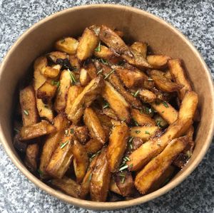 The Chips. Double cooked, with Rosemerry at The Prince Albert in Hastings