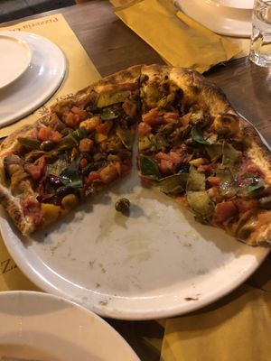 Pizza with normal dough  at Oasi La Pizza in Imperia