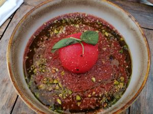 Gazpacho at Gostilna Vida in Ljubljana