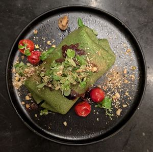 Vegan burrito at Gostilna Vida in Ljubljana