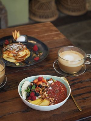 Acai bowl with homemade granola at Gostilna Vida in Ljubljana