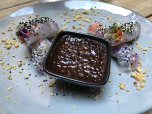 vietnamese rolls at Gostilna Vida in Ljubljana