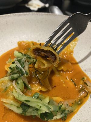 Jackfruit filling!  at Sow Vegan in Kowloon