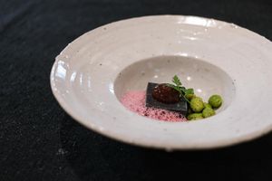 Tofu & Blackcurrant & Beetroot & Edamame  at Sow Vegan in Kowloon