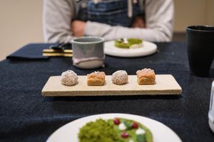 Financier, Snowball  at Sow Vegan in Kowloon