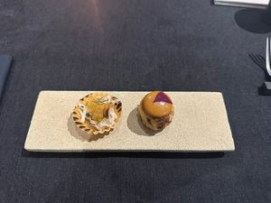 Amuse bouche  at Sow Vegan in Kowloon