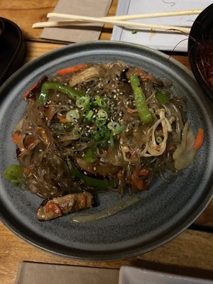 Sweet potato noodles   at Zero Fox in Teneriffe