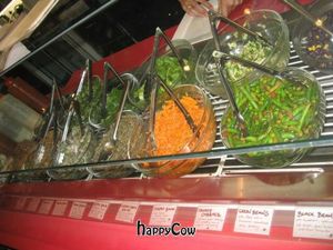 Salads at Habebe's at Habebes Cafe in Queenstown