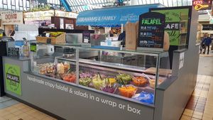 Stall at The Falafel Stall in Swansea