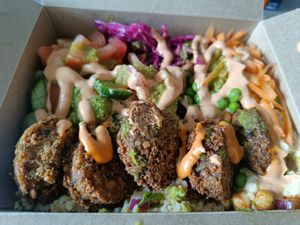  at The Falafel Stall in Swansea