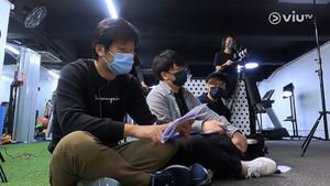 媒體拍攝  at Vegan Fitness Premier in New Territories