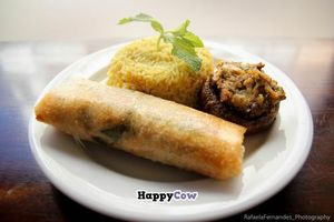 vegan food
 at Vegetarianus in Portimao