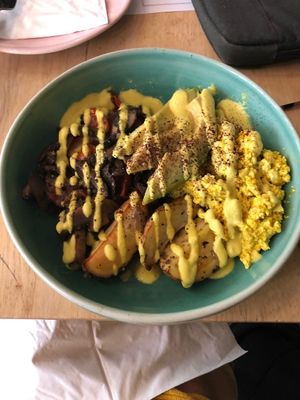 Farmers breakfast at Lexi's Healthy Eatery in Pretoria