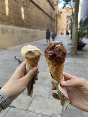   at AMMA Gelato in Barcelona