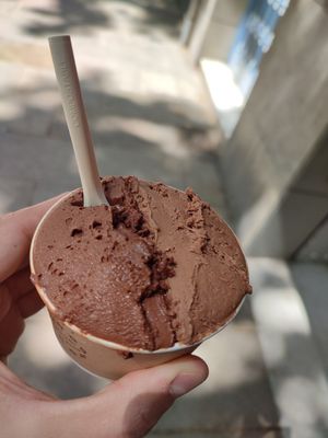 2 pppChocolate ice-creams at AMMA Gelato in Barcelona