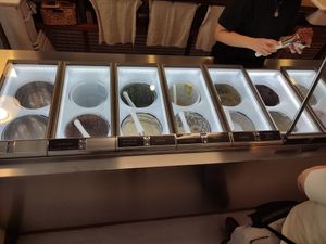 Ice-creams at AMMA Gelato in Barcelona