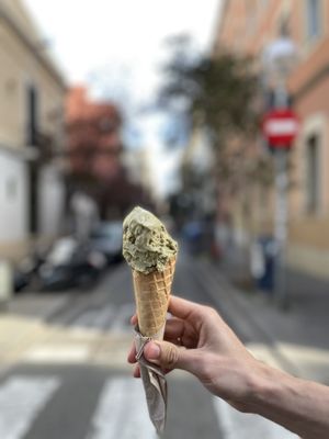   at AMMA Gelato in Barcelona