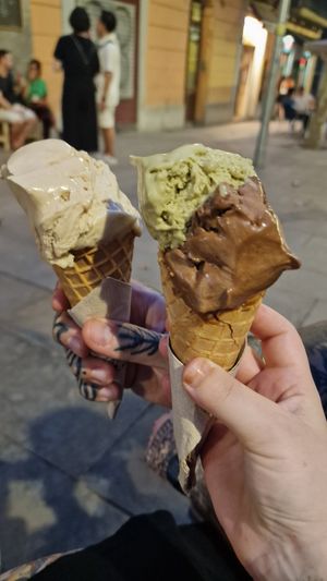 Best ice cream in bcn at AMMA Gelato in Barcelona