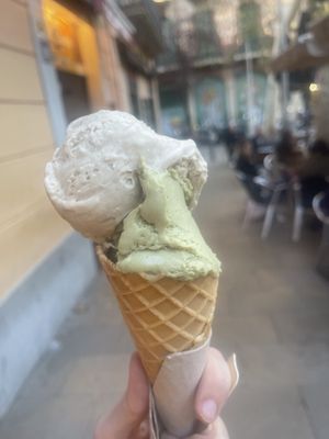   at AMMA Gelato in Barcelona