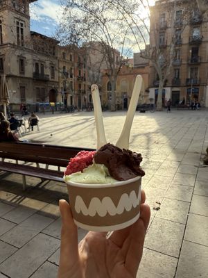   at AMMA Gelato in Barcelona