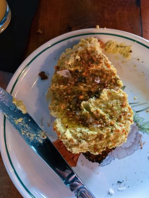 hummus..on sourdough? 3/5  at Zoetropolis Cinema Stillhouse in Lancaster