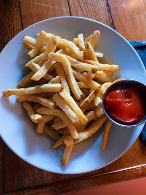 house-cut fries   at Zoetropolis Cinema Stillhouse in Lancaster