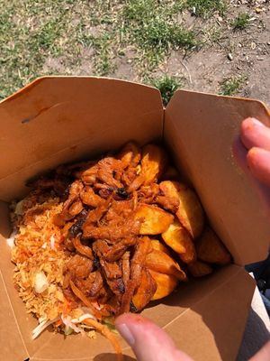 Pulled pork plate at Las Vegan's - Miamor Rómaim in Budapest