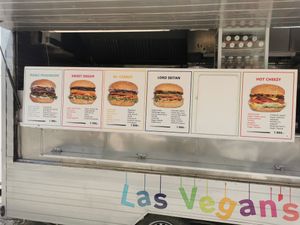 Menu at Las Vegan's - Miamor Rómaim in Budapest