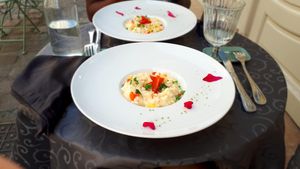Risotto du marché at Un Piano dans la Théière in La Rochelle
