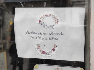 Schedule at Un Piano dans la Théière in La Rochelle