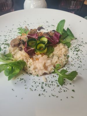 Vegan risotto, excellent! at Un Piano dans la Théière in La Rochelle
