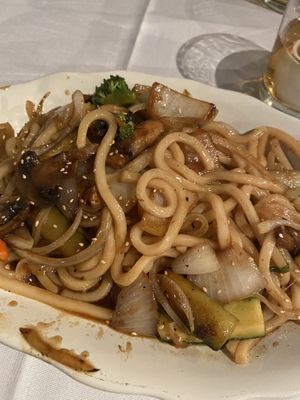 Vegetable Yaki Udon.  at Sushi Gen in Bossier City