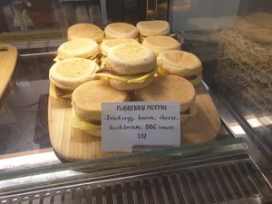 Brekky muffin at Pom Pom - Adam & Eve Jr in Bendigo