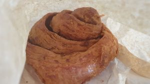 Cinnamon scroll at Pom Pom - Adam & Eve Jr in Bendigo
