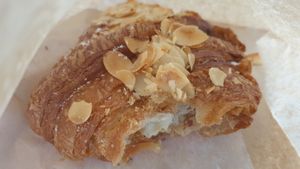 Almond croissants are really good at Pom Pom - Adam & Eve Jr in Bendigo