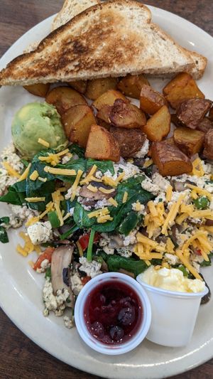 Tofu scramble plate at Sunnyside Diner - Edmond in Edmond