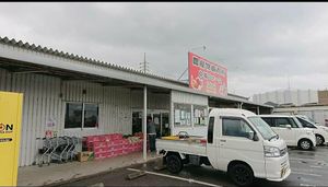 Outside at Nakagusuku Farmers Market Minami in Okinawa