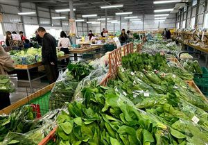 Inside at Nakagusuku Farmers Market Minami in Okinawa