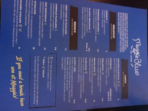 Menu at Maggie Blue in Alphen Aan Den Rijn