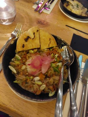 Jackfruit curry at Maggie Blue in Alphen Aan Den Rijn