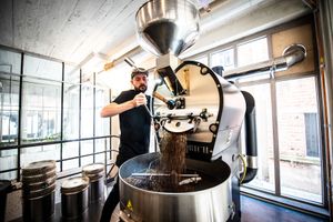 Roastery at WAY Specialty Coffee Roasters in Ghent