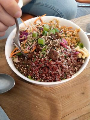 WAY salad at WAY Specialty Coffee Roasters in Ghent