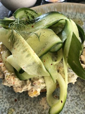 Tuna bagel, so so good at Beetschwester in Muenster