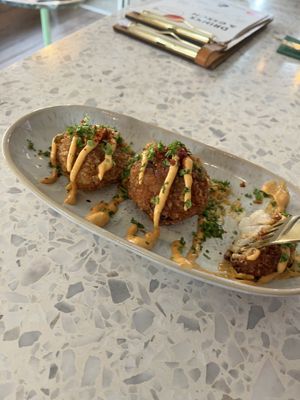 Cauliflower crockets  at Beetschwester in Muenster