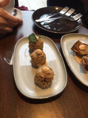 Croquetes  at Debby's Good Veggie Food in Barcelona
