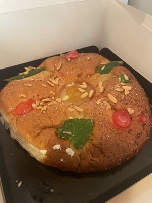 Coca sant joan  at Debby's Good Veggie Food in Barcelona