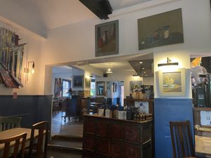Interior lower room at The Punter in Oxford
