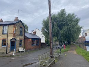 Outside lead up from the south of Oxford at The Punter in Oxford