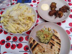 A few bar snacks at The Punter in Oxford
