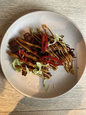 Shallot bhaji   at The Punter in Oxford